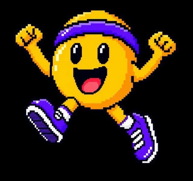 Mascote Moovmoji comemorando